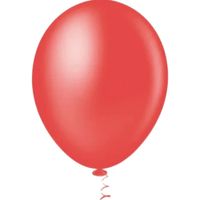 Balão Linha Redondos Liso N16 Vermelho 12un Pic Pic