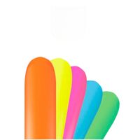 Balão Linha Neon Liso N260 Sortido 25un Pic Pic