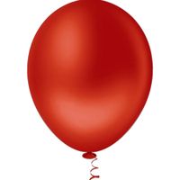 Balão Linha Redondos Liso N16 Vermelho Roma 12un Pic Pic