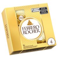 Bombom Ferrero Rocher T4 50g Ferrero