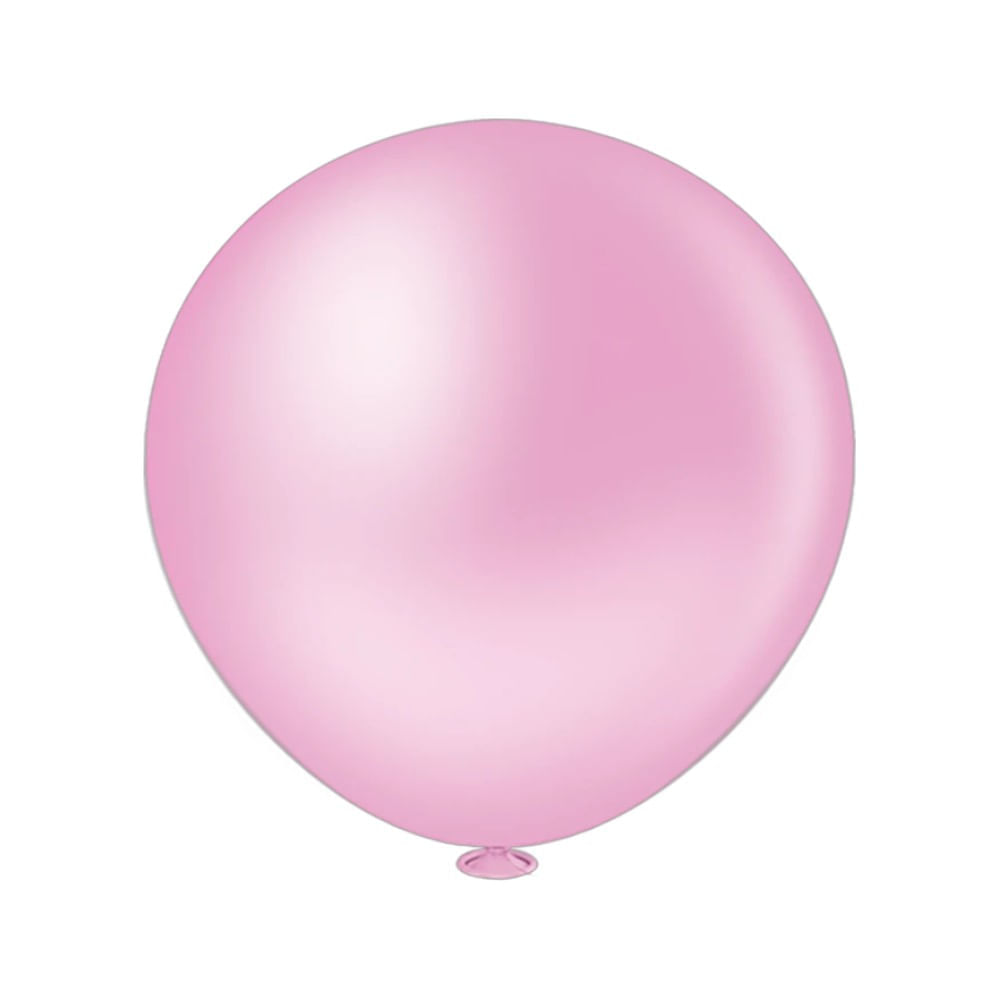 Encontraproduto.com.br - Balão Big Ball Rosa Bebê Tamanho 250 - Pic Pic