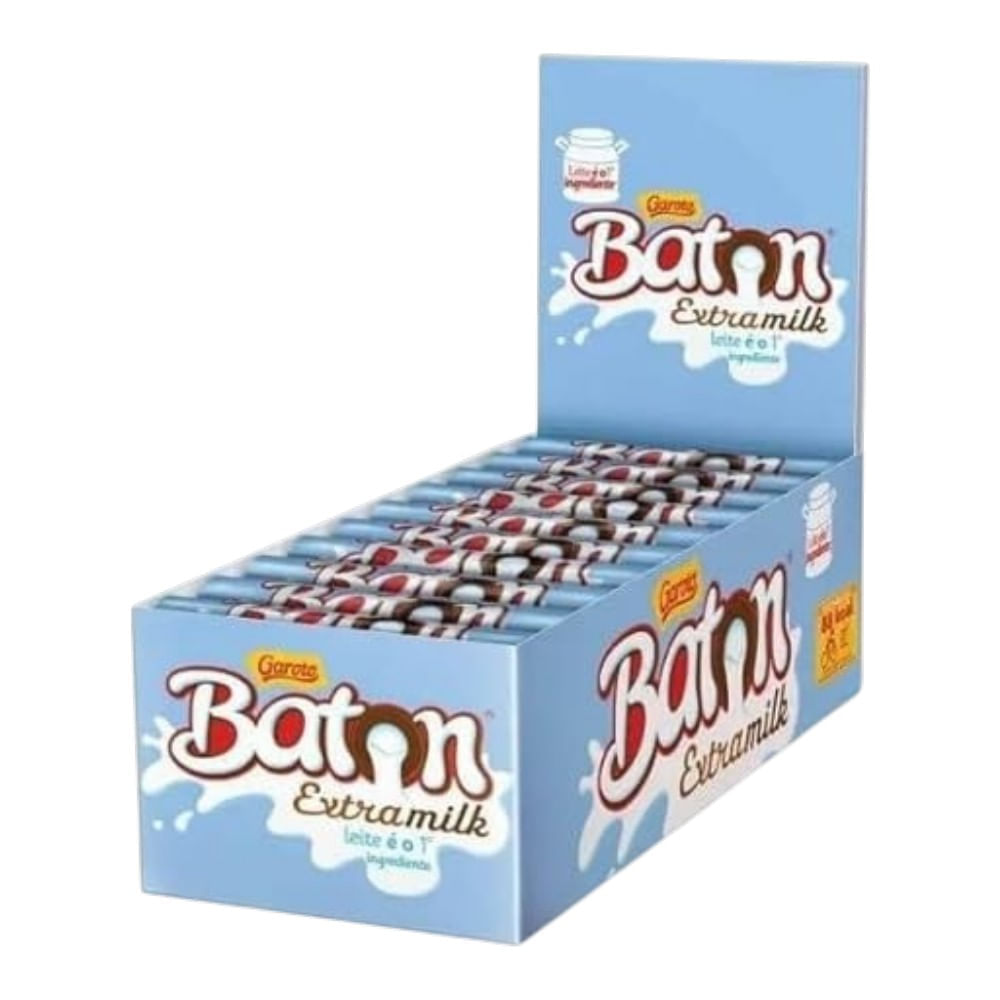 Chocolate Baton Extra Milk 30x16g Display 480g Garoto