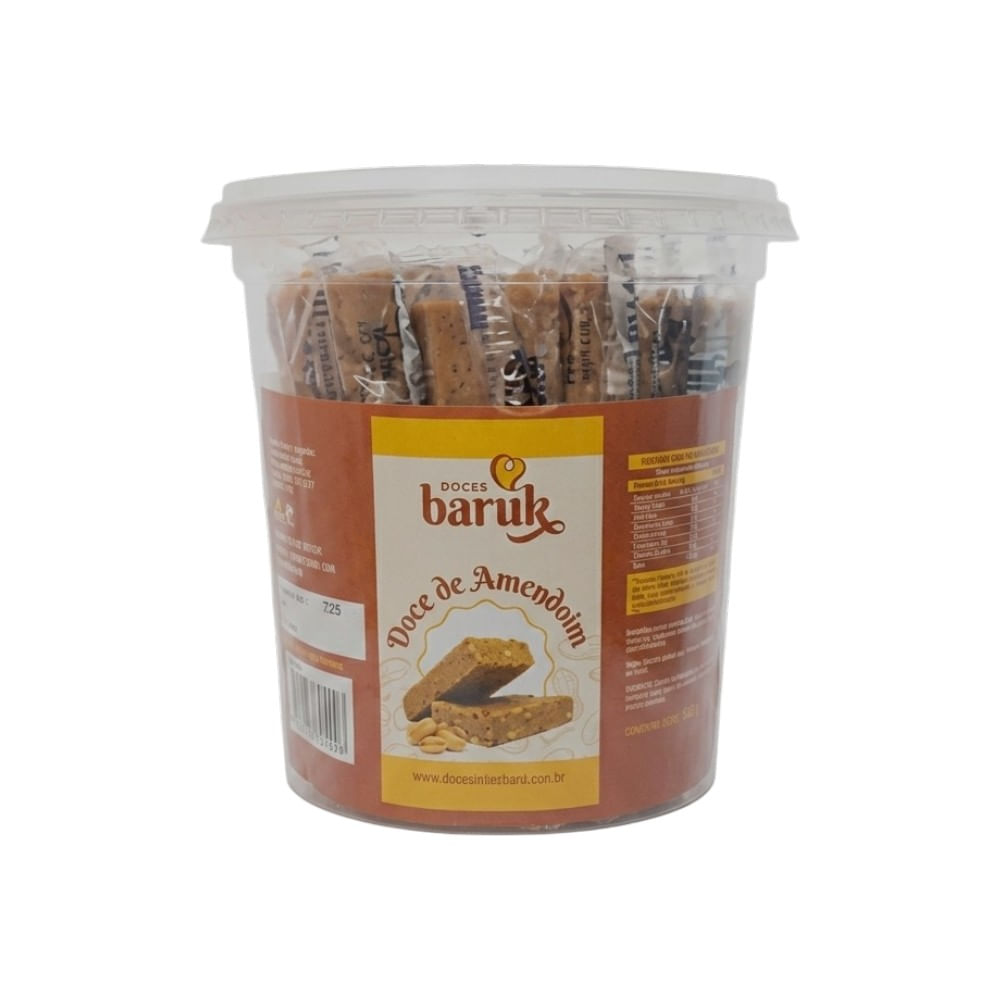 Doce De Amendoim Gibi 1,01kg Doces Baruk